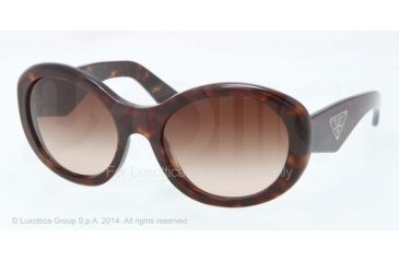 Image of Prada PR30PS Progressive Prescription Sunglasses PR30PS-2AU6S1-55 - Lens Diameter 55 mm, Frame Color Havana