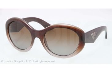 Image of Prada PR30PS Progressive Prescription Sunglasses PR30PS-PDM6E1-55 - Lens Diameter 55 mm, Lens Diameter 55 mm, Frame Color Brown Gradient Gray
