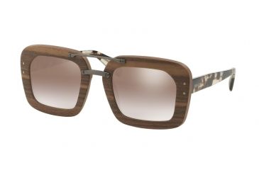 Image of Prada PR30RS Single Vision Prescription Sunglasses PR30RS-IAM4O0-51 - Lens Diameter 51 mm, Frame Color Nut Canaletto