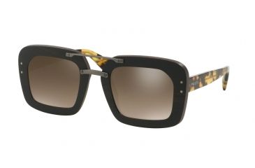 Image of Prada PR30RS Single Vision Prescription Sunglasses PR30RS-UBT4O2-51 - Lens Diameter 51 mm, Frame Color Ebony Malabar