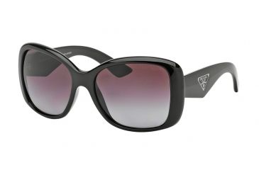 Image of Prada PR32PS Single Vision Prescription Sunglasses PR32PS-1AB2A0-57 - Lens Diameter 57 mm, Frame Color Black