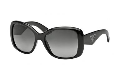 Image of Prada PR32PS Single Vision Prescription Sunglasses PR32PS-1AB5W1-57 - Lens Diameter 57 mm, Lens Diameter 57 mm, Frame Color Black