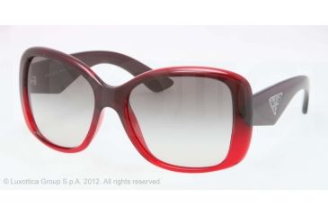 Image of Prada PR32PS Single Vision Prescription Sunglasses PR32PS-MAX0A7-57 - Lens Diameter 57 mm, Lens Diameter 57 mm, Frame Color Bordeaux Gradient
