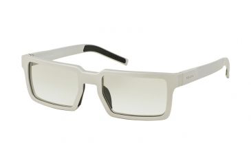 Image of Prada PR50SS Progressive Prescription Sunglasses PR50SS-UEF4P2-51 - Lens Diameter 51 mm, Frame Color Brushed Alluminium