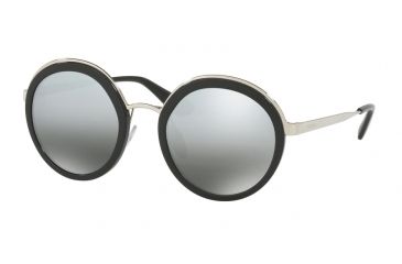 Image of Prada PR50TS Single Vision Prescription Sunglasses PR50TS-1AB6N2-54 - Lens Diameter 54 mm, Frame Color Black