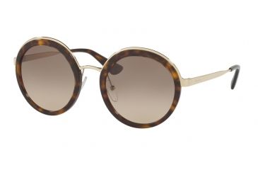 Image of Prada PR50TS Single Vision Prescription Sunglasses, 54mm, Tortoise, PR50TS-2AU3D0-54-SV