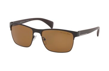 Image of Prada PR51OS Sunglasses 1BO5Y1-58 - , Polar Brown Lenses