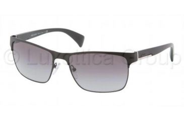 Image of Prada PR51OS Progressive Prescription Sunglasses PR51OS-FAD3M1-5817 - Lens Diameter 58 mm, Frame Color Matte Black