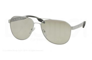 Image of Prada PR51RS Bifocal Prescription Sunglasses PR51RS-TKH1I2-60 - Lens Diameter 60 mm, Frame Color Alluminium