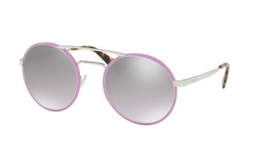 Image of Prada PR51SS Progressive Prescription Sunglasses PR51SS-VHV1A0-54 - Lens Diameter 54 mm, Frame Color Silver/violet