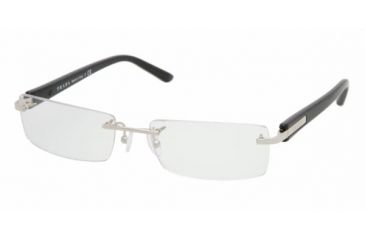 Image of Prada PR52MV #7BN1O1 - M:silver P:black Demo Lens Frame