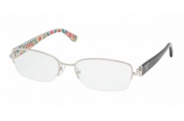Image of Prada PR52NV #ABY1O1 - Silver Demo Lens Frame