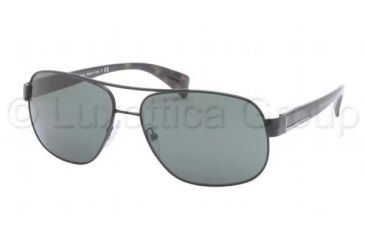 Image of Prada PR52PS Bifocal Prescription Sunglasses PR52PS-1BO3O1-6115 - Frame Color Matte Black, Lens Diameter 61 mm