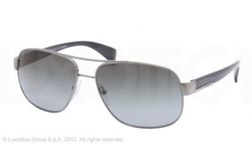 Image of Prada PR52PS Bifocal Prescription Sunglasses PR52PS-5AV5W1-61 - Lens Diameter 61 mm, Frame Color Gunmetal