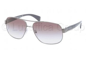 Image of Prada PR52PS Bifocal Prescription Sunglasses PR52PS-75S1E0-6115 - Lens Diameter 61 mm, Frame Color Brushed Gunmetal