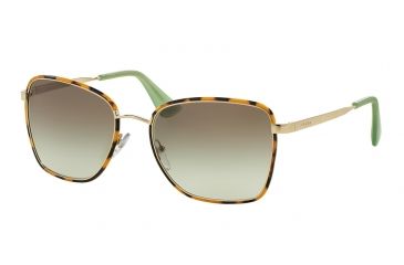 Image of Prada PR52SS Progressive Prescription Sunglasses PR52SS-7S04K1-58 - Lens Diameter 58 mm, Frame Color Pale Gold