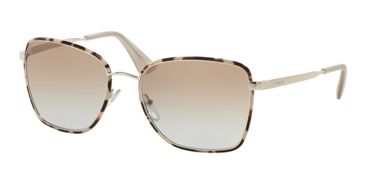 Image of Prada PR52SS Progressive Prescription Sunglasses PR52SS-UAO4S2-58 - Lens Diameter 58 mm, Frame Color Silver