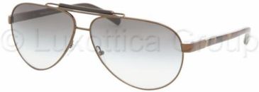 Image of Prada PR54NS Sunglasses 7OI4M1-6412 - Dark Bronze Green Gradient