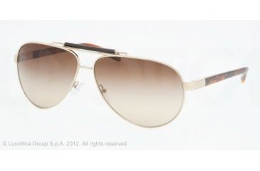 Image of Prada PR54NS Single Vision Prescription Sunglasses PR54NS-ZVN6S1-64 - Lens Diameter 64 mm, Lens Diameter 64 mm, Frame Color Light Gold