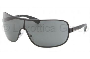 Image of Prada PR54OS Sunglasses 1BO1A1-0141 - Matte Black Frame, Gray Lenses