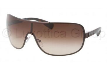 Image of Prada PR54OS Sunglasses ACD6S1-0141 - Matte Brown Frame, Brown Gradient Lenses