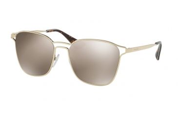 Image of Prada PR54TS Bifocal Prescription Sunglasses PR54TS-ZVN1C0-55 - Lens Diameter 55 mm, Frame Color Pale Gold