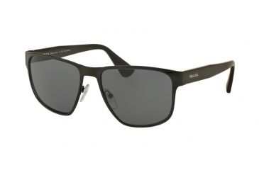 Image of Prada PR55SS Progressive Prescription Sunglasses PR55SS-7AX5Z1-55 - Lens Diameter 55 mm, Frame Color Black