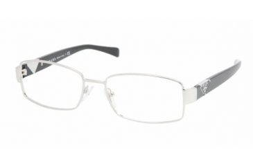 Image of Prada PR56NV #2BB1O1 - Silver Demo Lens Frame
