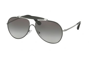 Image of Prada PR56SS Progressive Prescription Sunglasses PR56SS-7AX5O0-59 - Lens Diameter 59 mm, Frame Color Top Black / Gunmetal
