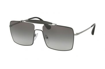 Image of Prada PR57SS Progressive Prescription Sunglasses PR57SS-7AX5O0-58 - Lens Diameter 58 mm, Frame Color Top Black / Gunmetal