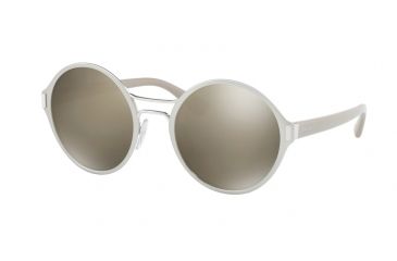 Image of Prada PR57TS Progressive Prescription Sunglasses PR57TS-1AP1C0-54 - Lens Diameter 54 mm, Frame Color Matte Silver/Silver