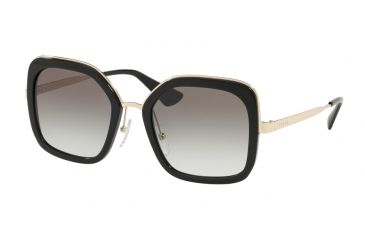 Image of Prada PR57US Prescription Sunglasses, 54mm, Black, PR57US-1AB0A7-54-SV