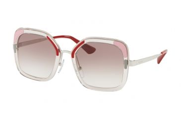 Image of Prada PR57US Prescription Sunglasses, 54mm, Transparent Brown, PR57US-LOH1L0-54-SV