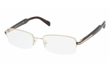 Image of Prada PR58NV #ZVN1O1 - Pale Gold Frame, Demo Lens Lenses