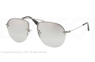 Image of Prada PR58OS Progressive Prescription Sunglasses PR58OS-5AV1A0-52 - Lens Diameter 52 mm, Frame Color Gunmetal