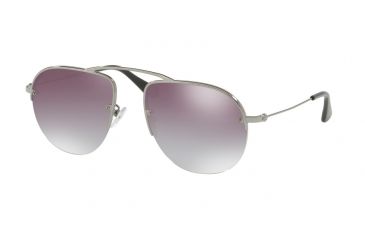Image of Prada PR58OS Progressive Prescription Sunglasses PR58OS-5AV6T2-55 - Lens Diameter 55 mm, Frame Color Gunmetal