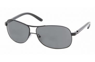 Image of Prada PR59LS #7AX1A1 - Shiny Black Frame, Gray Lenses