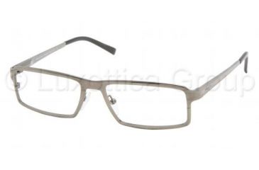 Image of Prada PR59LV Eyeglasses Styles - Shiny Gun Metal Frame w/Non-Rx 53 mm Diameter Lenses, 5AV1O1-5315