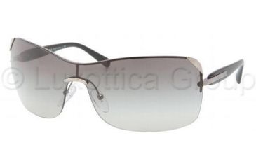 Image of Prada PR59OS Sunglasses 5AV3M1-0139 - Gunmetal Frame, Gray Gradient Lenses