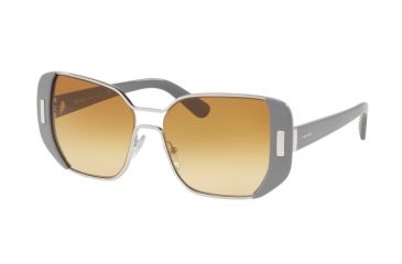 Image of Prada PR59SS Sunglasses UR91G0-54 - Silver/Grey Frame, Brown Gradient Lenses