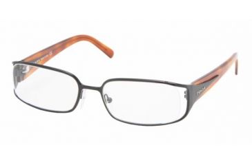 Image of Prada PR60LV #7AX1O1 - Shiny Black Demo Lens Frame