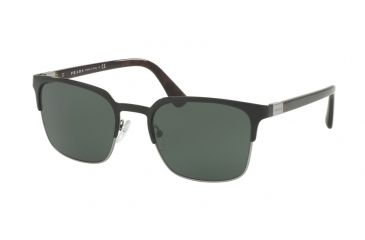 Image of Prada PR61SS Single Vision Prescription Sunglasses PR61SS-1AB3O1-52 - Lens Diameter 52 mm, Frame Color Black Gunmetal