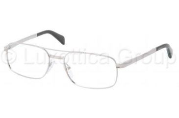 Image of Prada PR62NV Bifocal Prescription Eyeglasses 5AV1O1-5417 - Gun Metal 