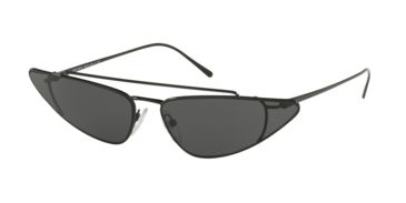 Image of Prada PR63US Sunglasses 1AB5S0-68 - Black Frame, Grey Lenses