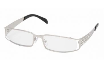 Image of Prada PR64LV #1BC1O1 - Silver Demo Lens Frame