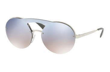 Image of Prada PR65TS Single Vision Prescription Sunglasses PR65TS-1BC5R0-36 - Lens Diameter 136 mm, Lens Diameter 36 mm, Frame Color Silver