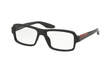Image of Prada PS01GV Single Vision Prescription Eyeglasses UB51O1-53 - Brown Gradient Frame