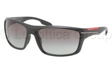 Image of Prada PS01NS Single Vision Prescription Sunglasses PS01NS-1BO3M1-6318 - Lens Diameter 63 mm, Frame Color Demi Shiny Black