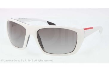 Image of Prada PS01OS Single Vision Prescription Sunglasses PS01OS-AAI3M1-61 - Lens Diameter 61 mm, Lens Diameter 61 mm, Frame Color Talc
