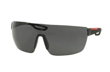 Image of Prada PS01QS Sunglasses DG01A1-38 - Matte Black Frame, Grey Lenses
